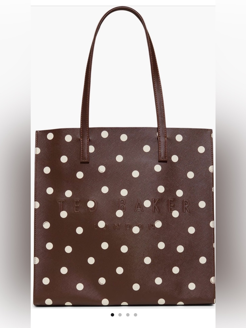Ted Baker London large  Soocon Faux Leather Tote Polka dot